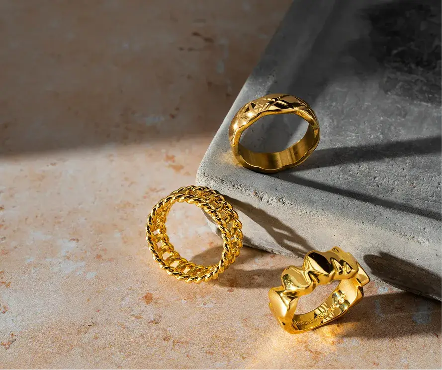 Anillos de oro